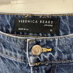Veronica Beard Keane Long Straight Leg Jeans Size 31 High Rise Denim Sz 12 Photo 1