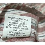 Eyeshadow Cotton Babydoll Top Shirt Pink Grey Stripe Size XL Extra Large Photo 6