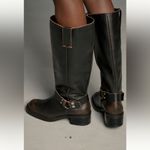 Pilcro Anthropologie  Tall Moto Leather Boots Photo 4