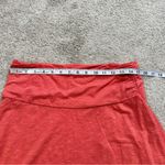 NWT Toad&Co Women’s Organic Cotton Chaka Mini Skirt Pull On in Coral Blaze M Orange Size M Photo 8