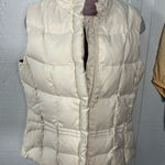 Lilly Pulitzer Lily Pulitzer Women’s Off White Puffer Vest Size Small EUC Photo 0