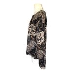 Classiques Entier Classique Entier Black Beige Baroque Floral Lace Long Sleeve Top Women's Size XL Photo 5