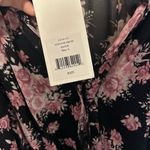 Love Shack Fancy Silk Popover Raven Mini Dress Size Large NWT Photo 3