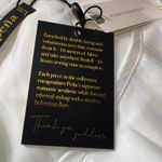 Anthropologie  Erika Peña Cape Dress White Maxi Gown Photo 3