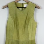 3.1 Phillip Lim Sleeveless Dress Size 0 Green Suede Mini Classic Party Cocktail Photo 2