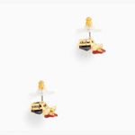 Kate Spade Disney X New York Minnie Studs - Black - NWT Photo 2