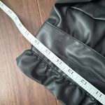 Who What Wear Pleather Faux Leather Paper Bag Waist Barrel Pants Size Medium Photo 9