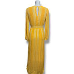 En Creme Yellow Gold Maxi Dress Size S Photo 2