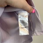 Anthropologie  | Lilac Twist Cut Out Long Sleeve Ribbed Top Size Medium Photo 4