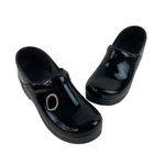 Dansko Black Patent Leather Comfort Clog Shoes Womens 10.5-11 Nurse Professional Photo 1