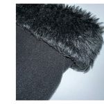 Capelli‎ Black Fur Topped Boot Liner Socks Photo 3