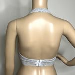 Aerie  Gray Lace Halter Bralette Photo 2