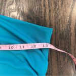 Trina Turk Blue Asymmetrical Ruched Cocktail Dress Photo 10