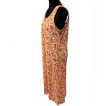 Dress Barn Vintage Whimsical Artsy Cottagecore Spring Garden Floral Maxi Dress Photo 4