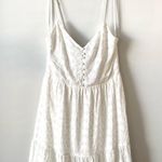 Alice + Olivia  Fae Eyelet Mini Dress White 12 Photo 2