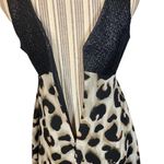 BCBGeneration  Leopard Sleeveless Plunging Neckline Dress Women Sz 0 Photo 4