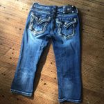 Miss Me fantasy border 26 denim capris Photo 1