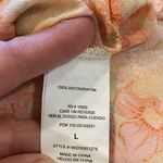 Rewind  Button Front Flutter Sleeve Skater Dress
orange yellow florals Fairy core Photo 8