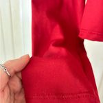 Amazon Women’s Red Long Sleeve Crop Top – Size L Photo 2