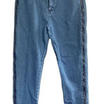 Forever 21 Women’s Jeans Blue Size 30 With Side Zippers Inseam 25” Photo 0