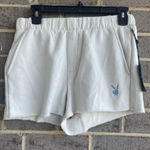 PacSun  grey cutoff playboy bunny sweat shorts size small NWT Photo 0