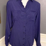 Drew  mixed media button down shirt Photo 0