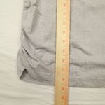 Athleta  women's Grey and Pink Heather Ruched sides Racerback Tank Top size Large Photo 5