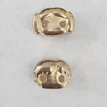 Han Solo & Princess Leia Bead Charms Goldtone Gold Photo 0