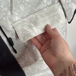 Simply Vera, Vera Wang Simply Vera Vera Wang kimono Coat Drawstring Waist Full Zip Gray, Black Trim S Photo 5