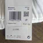 Nike Loose Fit High Rise Women's White Jersey Plus Size Short Size 1X #112362 Photo 4