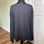 J. Jill Blue Long Sleeve Relaxed Blouse Size XL Photo 4
