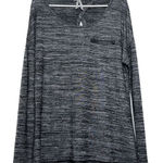 Jo‎ & Co Womens Farile Sweater Drape Back High Low Long Sleeve Scoop Neck Gray L Gray Size L Photo 0