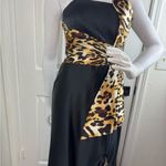 Cinderella  Elegant Black and Leopard Print Gown SIZE Photo 5
