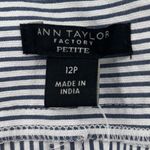 Ann Taylor  Women's Pinstripe Pants - Gray Photo 1