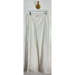 House Of CB Frankie Broderie Anglaise Drawstring Pants in Ivory Size Medium Photo 4