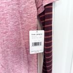 Free People NWT WE THE FREE Pink and Burgundy Striped Top XS Photo 1