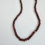 Lightweight Terracotta colored Bead Long necklace Orange Photo 3