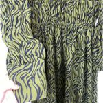 Ghospell Green High Neck Long Sleeve Maxi Dress Small NWOT Photo 1