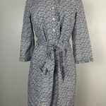 Lilly Pulitzer  Brinkley Shirt Dress It’s A Lilly ruffle tie button down size 8 Photo 0