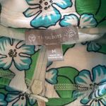 Talbots  Cozy Crush Half Zip‎ Pullover Floral Fields 1/4 Zip Top Shirt Casual Med Photo 5
