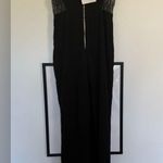 Karina Grimaldi NWT  Black Jumpsuit with Lace Details Photo 1