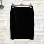 White House | Black Market Black Velvet Pencil Skirt, 8P, NWOT! Photo 1