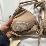 Cabana Del Sol NWT  Womens Size Large Bikini Bottom Top Set Brown Summer Beach Photo 4