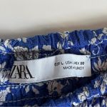 ZARA Blue and White Floral A-Line SkirtA0458 Photo 2