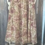 Massimo Dutti designer floral dress European 28/38 Tan Size XS Photo 2