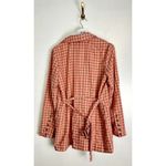 Free People Olivia Gingham Blazer in Pink Size Medium Photo 9