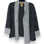 Ruby Rd . women's size large grey draped cardigan sweater lightweight longsleeve Photo 0