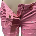 Vineyard Vines  Cotton Dayboard Pink Embroidered Blue Whale Print Shorts Womens 2 Photo 5