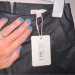 Gianni Bini GB NWT Black pLeather Mini Skirt Size S Photo 3