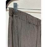 Flax by Jeanne Engelhart maxi skirt size M houndstooth brown lagenlook pull on Photo 1